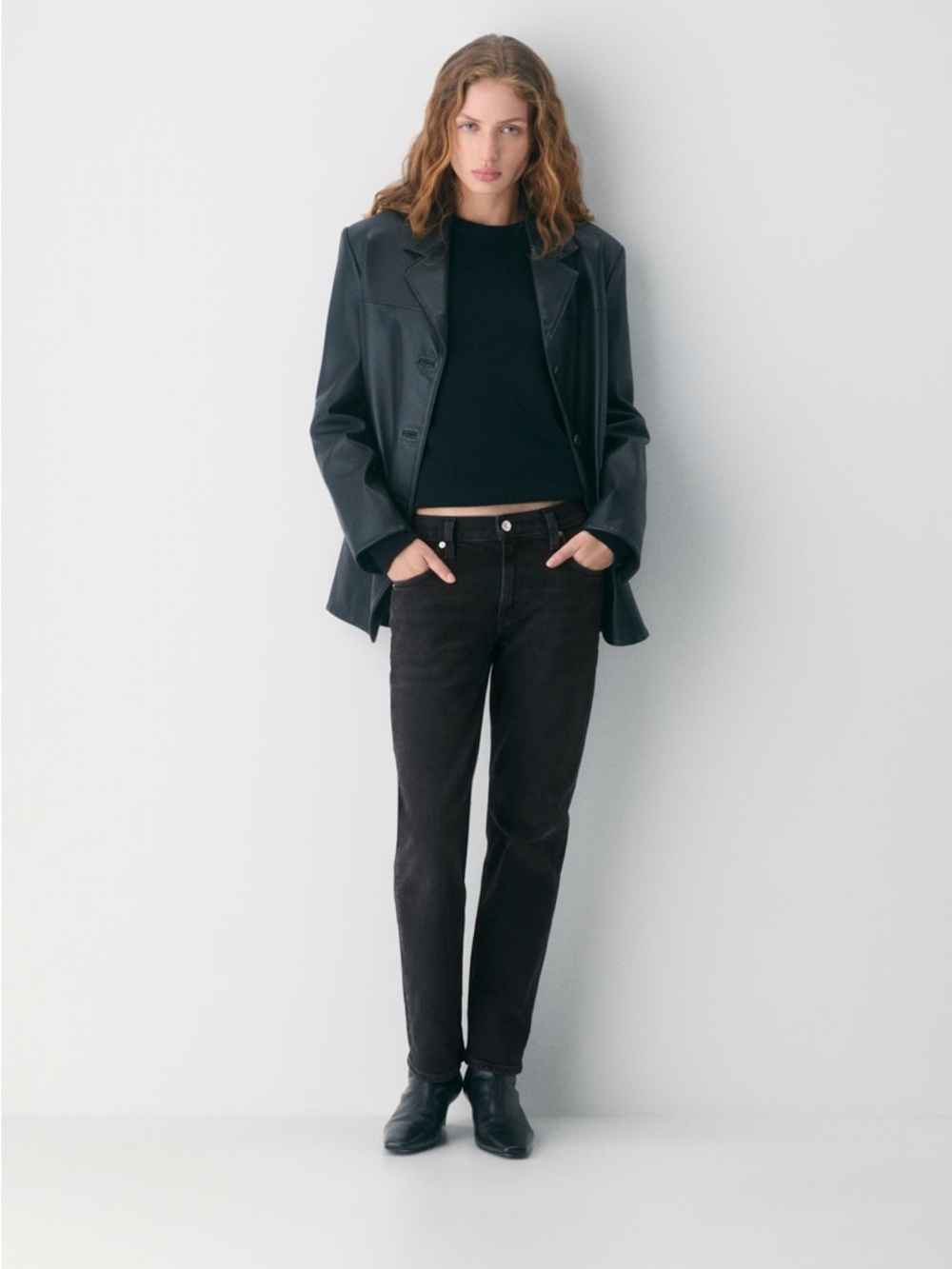 Citizens of Humanity Anissa Low Rise Straight Jean in Willow